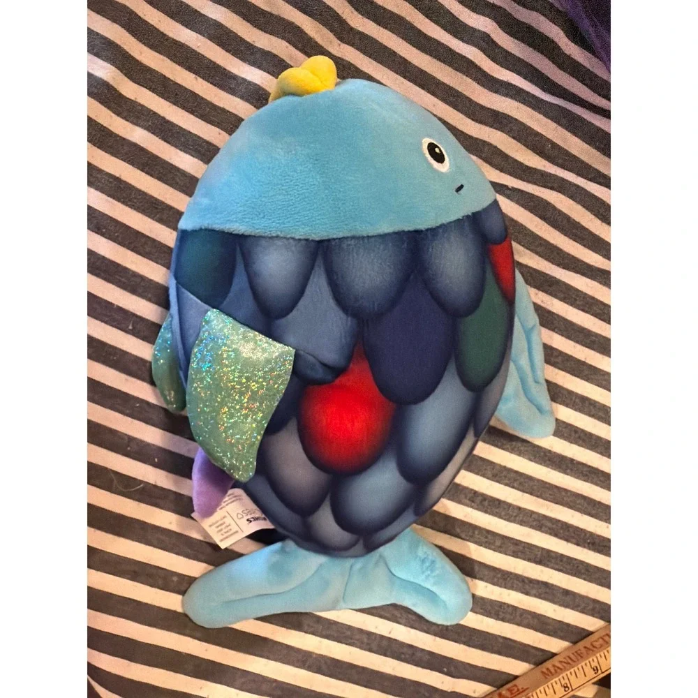 Kohls Cares The Rainbow Fish Plush Stuffed Animal Toy 12 inch 2021 JHD1-5557